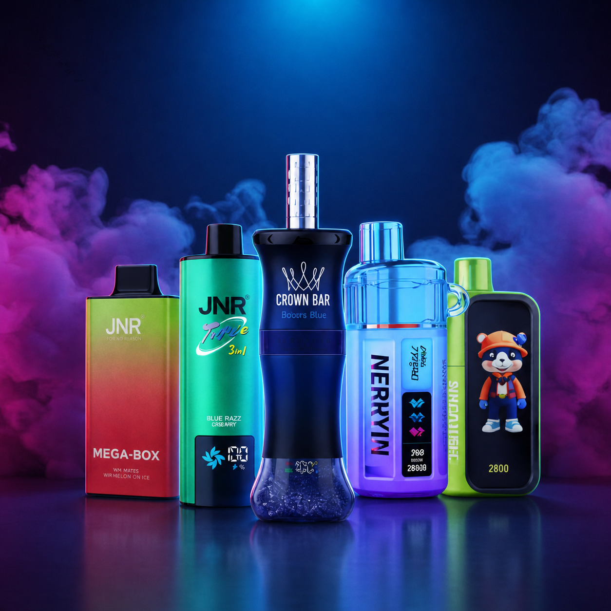 Vapes descartáveis e cigarro eletrónico descartável para adultos com sabores de vape e Puffs em Portugal
