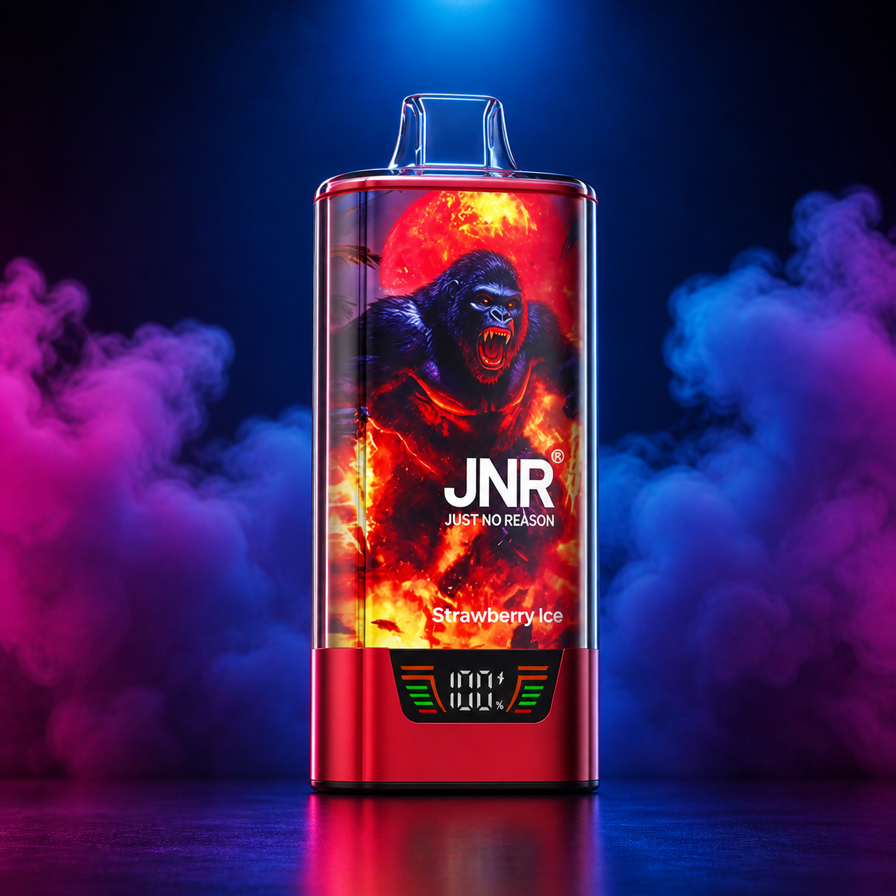 JNR RageGorilla 55K Strawberry Ice - vape descartável para adultos com sabores de vape e Puffs em Portugal