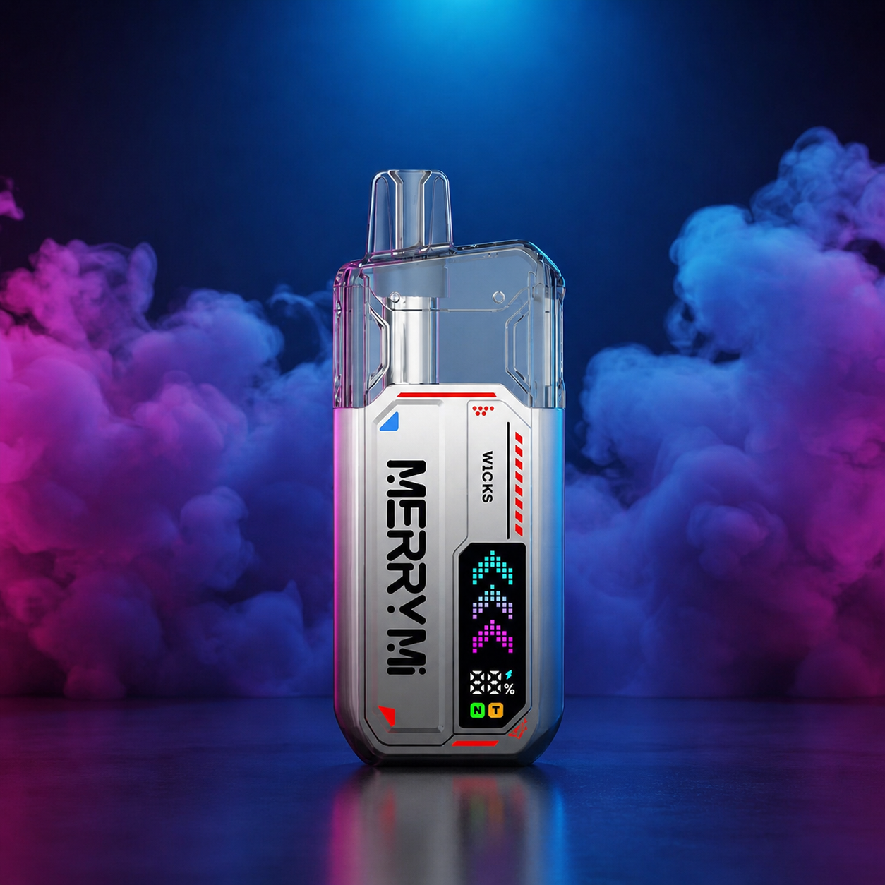 MerryMi Mecha X 28K Crazy Blueberry - vape descartável para adultos com sabores de vape e Puffs em Portugal